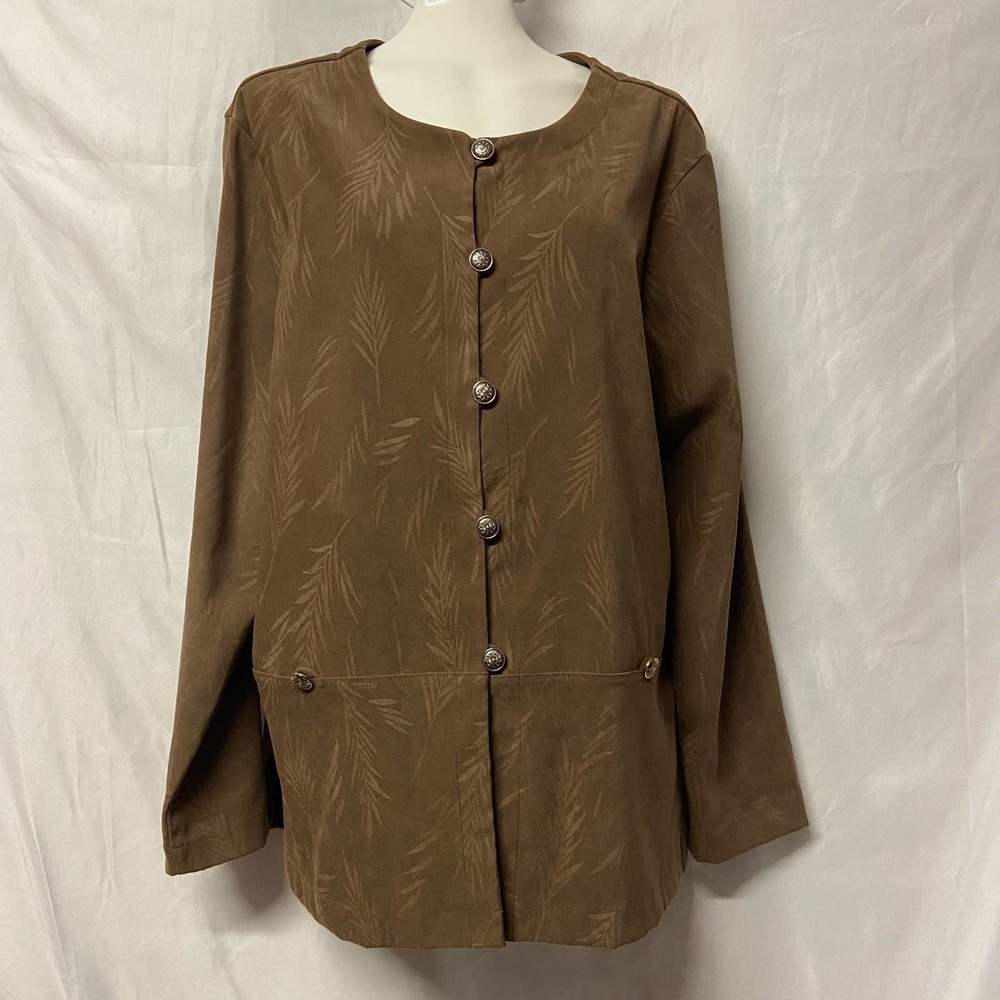 R & K Originals Blouse Top Jacket Blazer Size 12